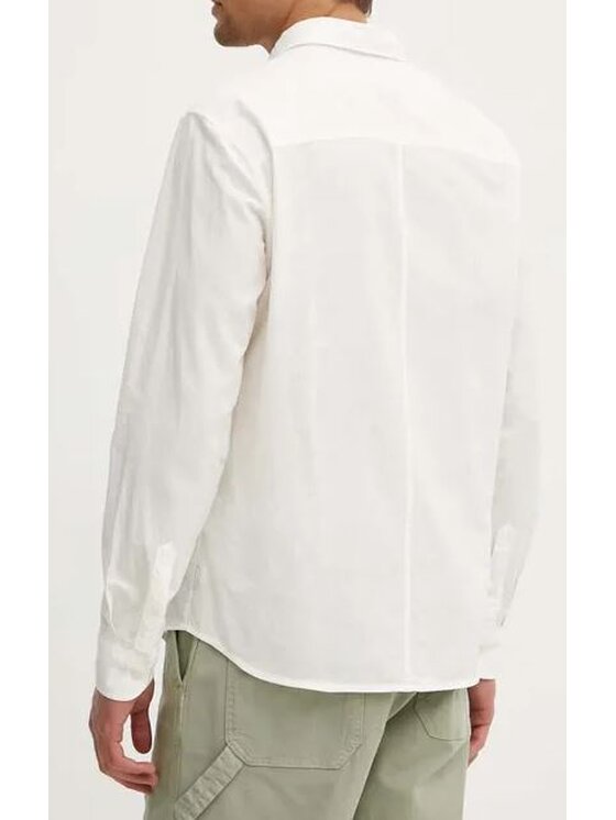 Pepe Jeans Pepe Jeans Koszula PM308566 800 Biały Regular Fit