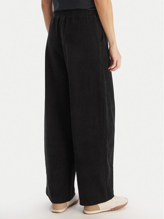 Roxy Roxy Pantaloni di tessuto Lekeito Paint Knit ERJNP03691 Nero Regular Fit