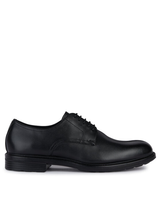Geox Poltopánky Stringate U45CGB-00043 C9999 Čierna