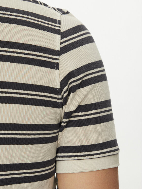 Marc O'Polo Marc O'Polo Тениска с яка и копчета 522 2068 53040 Бежов Regular Fit