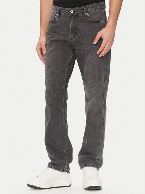 Karl Lagerfeld Jeans Karl Lagerfeld Jeans Jeans hlače A2M10131 Siva Straight Fit