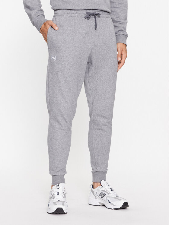 Under Armour Sporta bikses Ua Rival Fleece Joggers 1379774 Pelēks Loose Fit