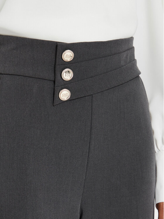 Rinascimento Rinascimento Текстилни панталони CFC0119756003 Сив Regular Fit