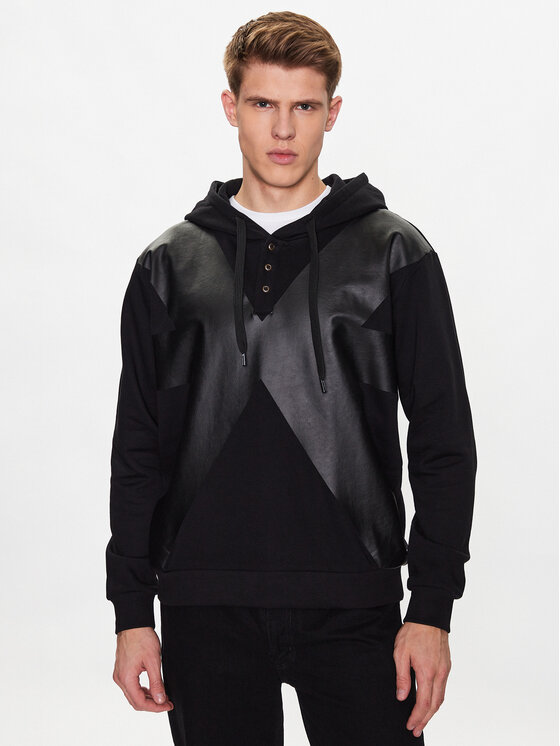 John Richmond John Richmond Світшот UMP23027FE Чорний Regular Fit