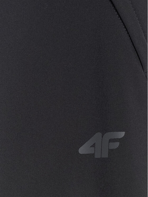 4F 4F Spodnie outdoor HALNY Czarny Regular Fit