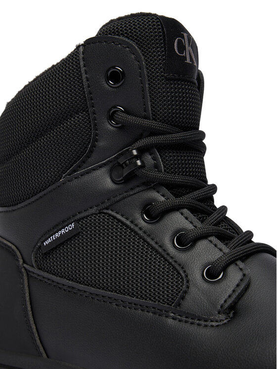 Calvin Klein Calvin Klein Μπότες Χιονιού Lace-Up Bootie V3X5-83190-1485 S Μαύρο