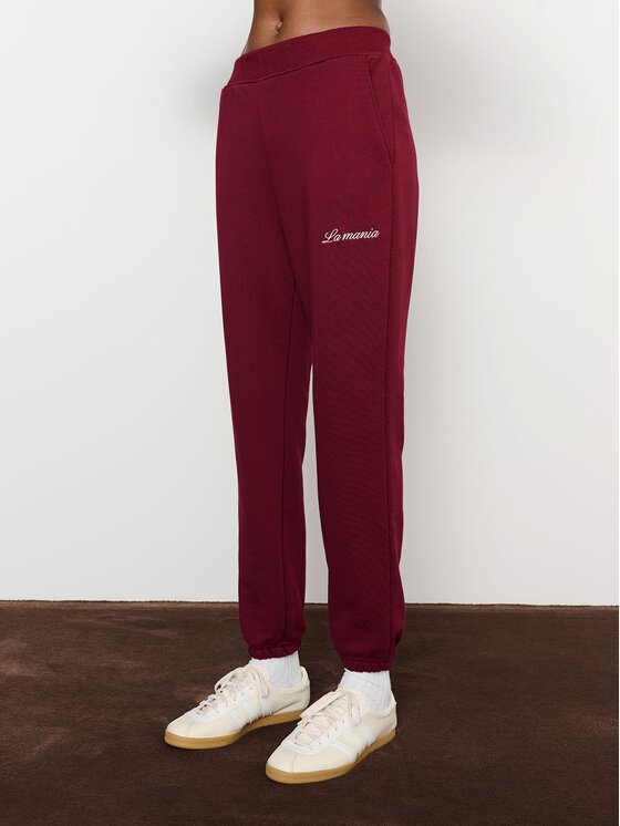 La Mania La Mania Pantaloni da tuta RIDGE Bordeaux Active Fit