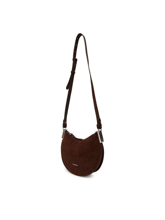 Coccinelle Coccinelle Ročna torba QKG Coccinellesunup Suede E1 QKG 13 03 Rjava