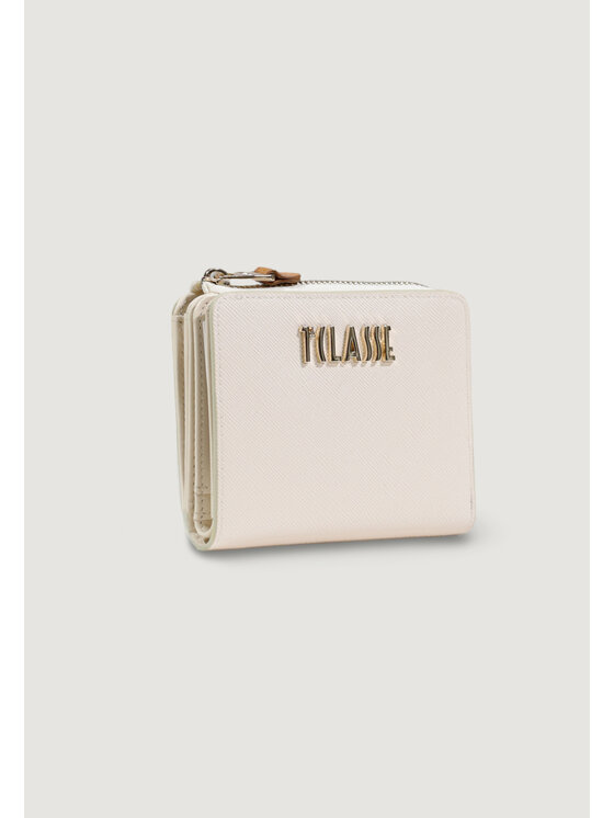 Alviero Martini Prima Classe Alviero Martini Prima Classe Portafoglio Zip-Fold Walle Bianco