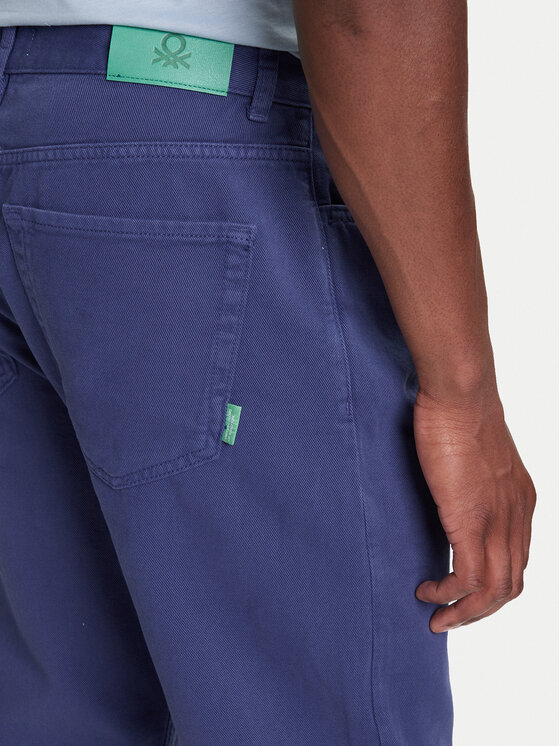 United Colors Of Benetton United Colors Of Benetton Blugi 4RZVUE01W Albastru Straight Fit