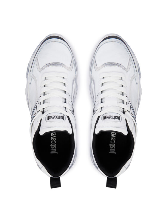 Just Cavalli Just Cavalli Snīkeri 81QA3SH5 ZPC40 Balts