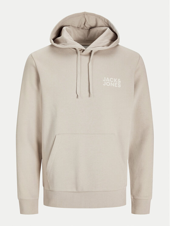 Jack & Jones Jack & Jones Sweatshirt Corp Logo 12152840 Beige Standard Fit