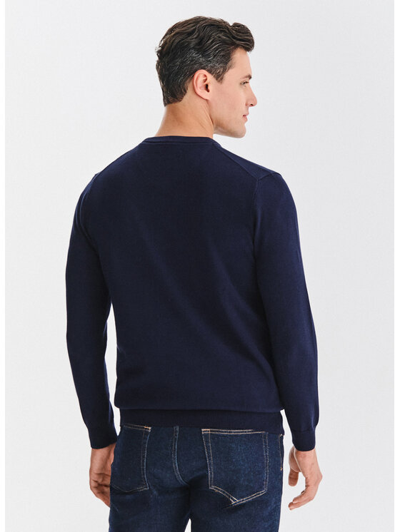 Pako Lorente Pako Lorente Sweter P25WN-2X-029 Granatowy Classic Fit