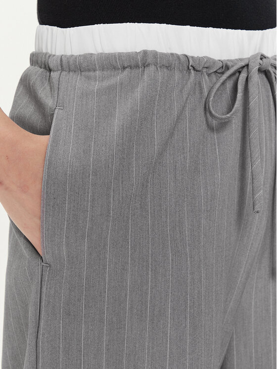 ONLY ONLY Hlače Tille 15339242 Siva Straight Fit