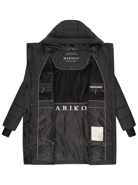 Marikoo Marikoo Kurtka zimowa Kaituu XVI Czarny Regular Fit