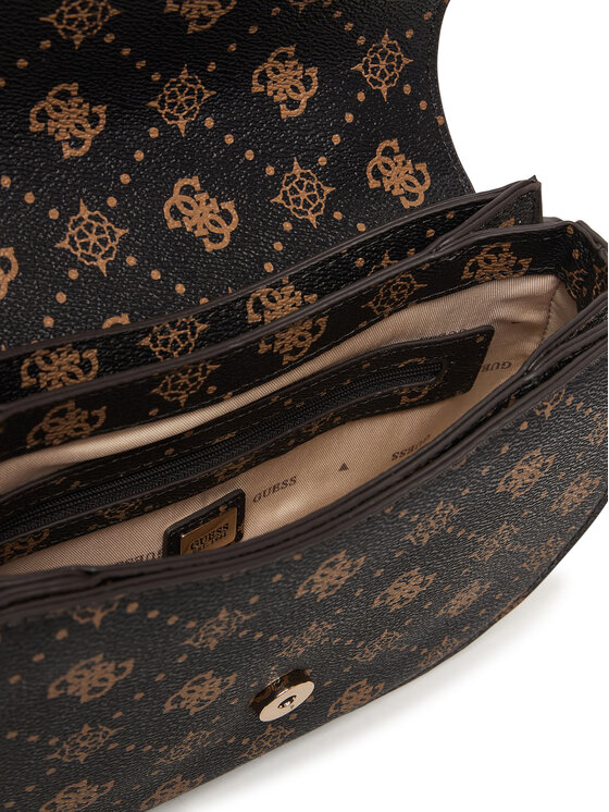 Guess Guess Τσάντα Emelie Logo HWGP99 28200 Καφέ