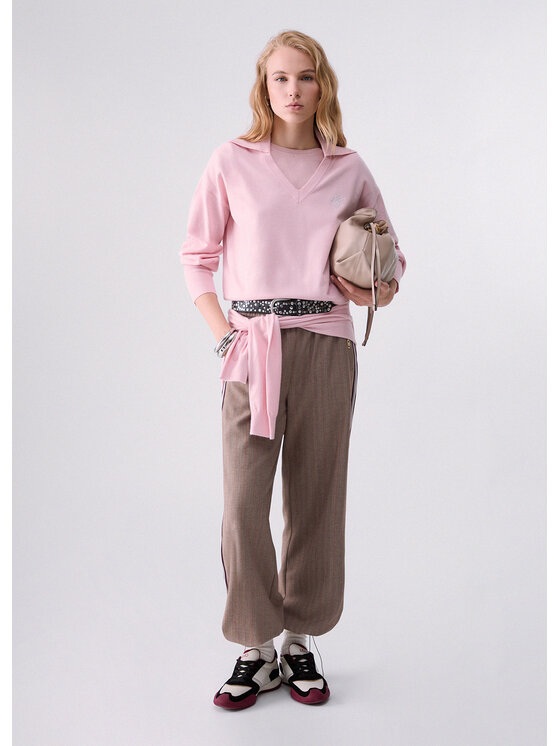 Liu Jo Liu Jo Felpa TF6044MA25SX0780 Rosa Regular Fit
