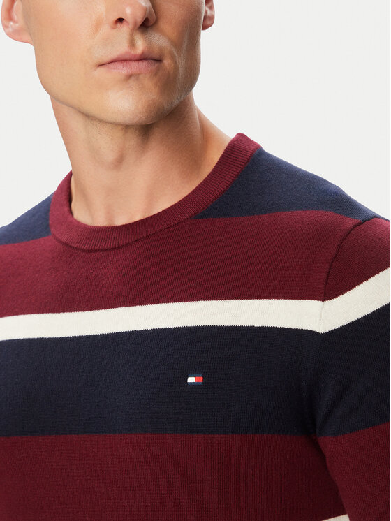 Tommy Hilfiger Tommy Hilfiger Megztinis Pima MW0MW28046 Spalvota Regular Fit