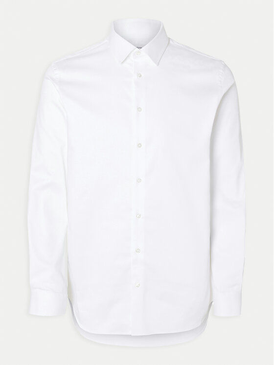 Selected Homme Selected Homme Риза 16092939 Бял Slim Fit