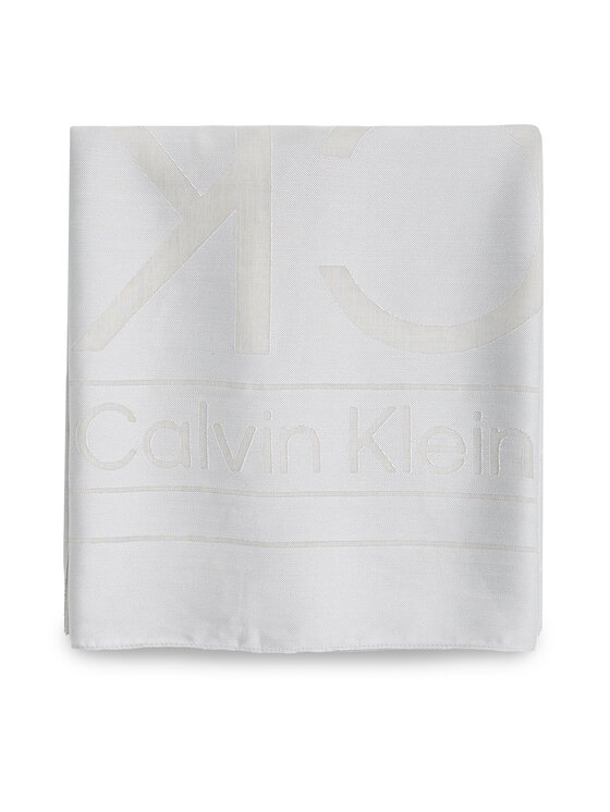 Calvin Klein Calvin Klein Šátek Burnout Large Monogram K60K612977 Šedá