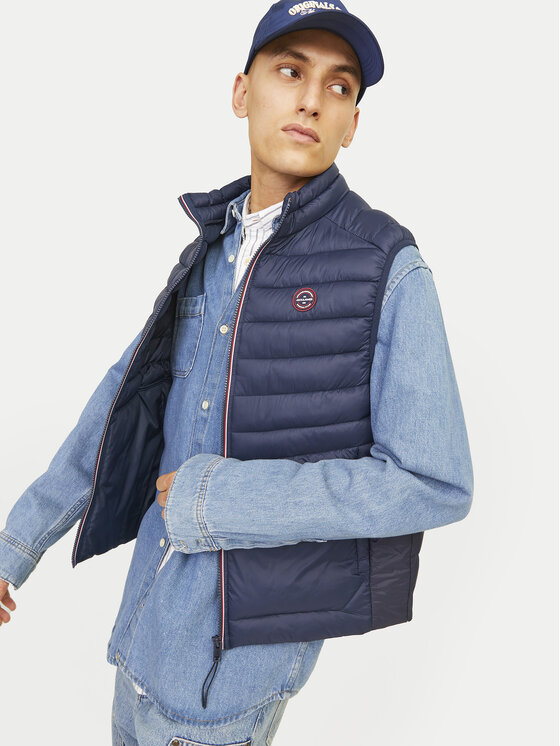Jack & Jones Jack & Jones Kamizelka Sprint 12258457 Granatowy Regular Fit
