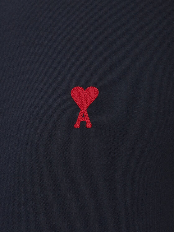 AMI PARIS AMI PARIS T-Shirt BFUTS035.724 Σκούρο μπλε Regular Fit
