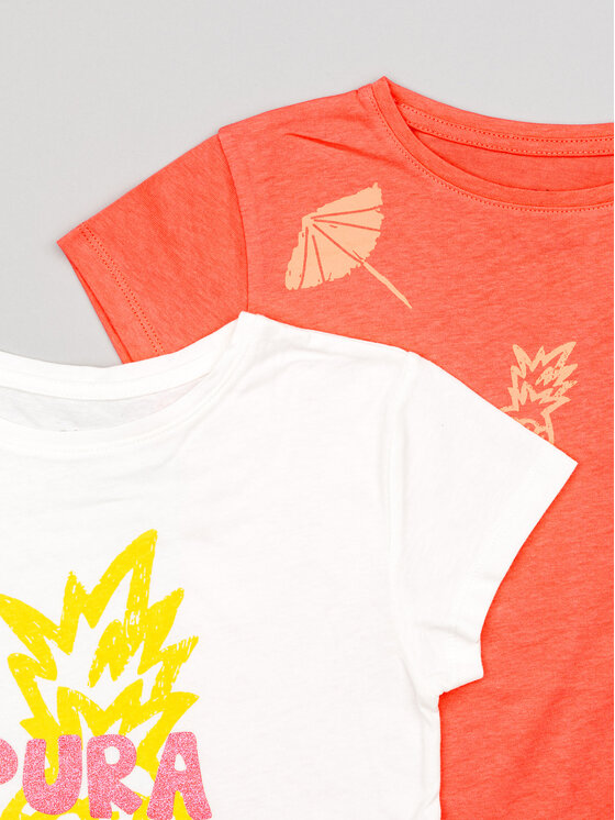 Zippy Zippy Komplet t-shirtów ZKGAP0303 23050 Kolorowy Regular Fit