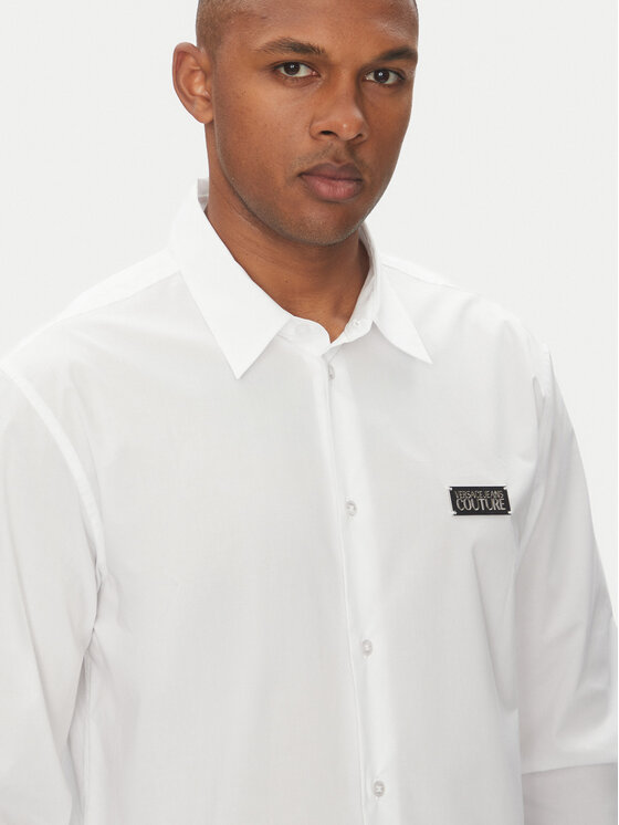 Versace Jeans Couture Versace Jeans Couture Srajca 78GALYR1 Bela Slim Fit