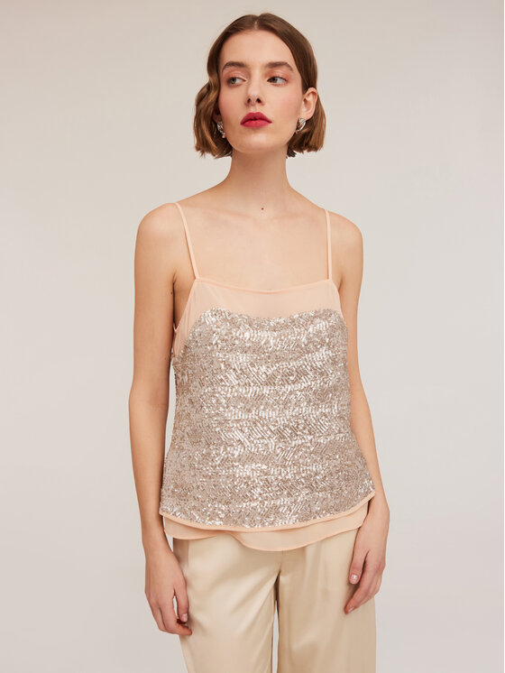 Motivi Motivi Top D717Q000434N002 Rosa Regular Fit