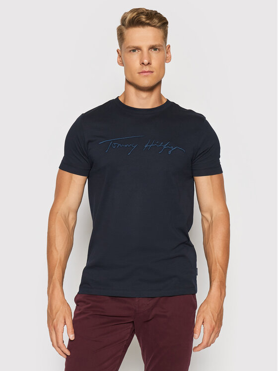 Tommy Hilfiger t-shirt Oranje t-shirt shop | Hans voortman