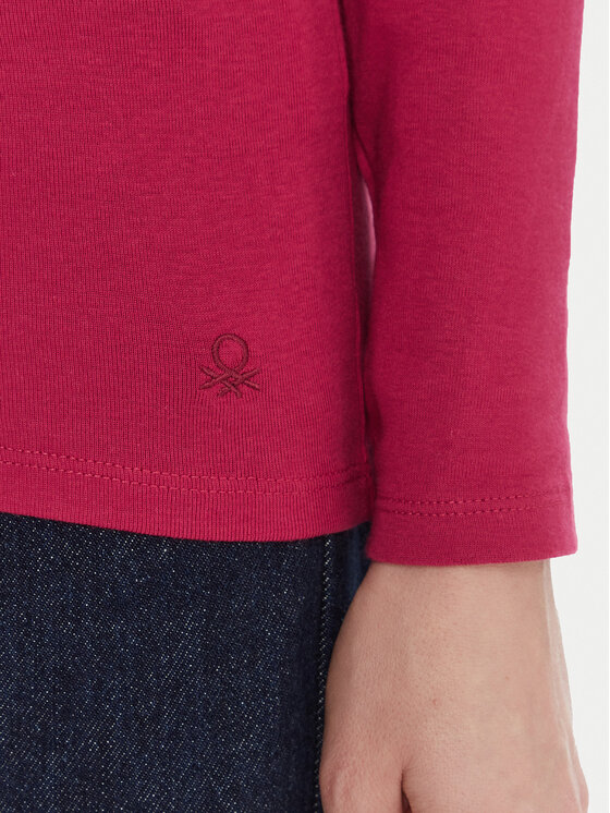 United Colors Of Benetton United Colors Of Benetton Rollkragenpullover 3GA2E2224 Rosa Slim Fit