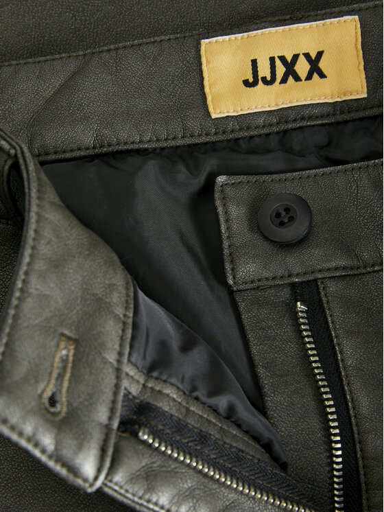 JJXX JJXX Spódnica z imitacji skóry Maddy 12262132 Czarny Regular Fit