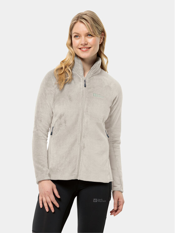Jack Wolfskin Jack Wolfskin Fleecová mikina Rotwand Fz 1711421 Šedá Regular Fit
