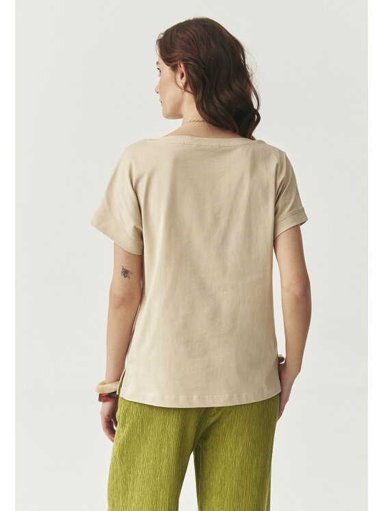 TATUUM Tatuum T-Shirt ANOKO 1 Beżowy Classic Fit