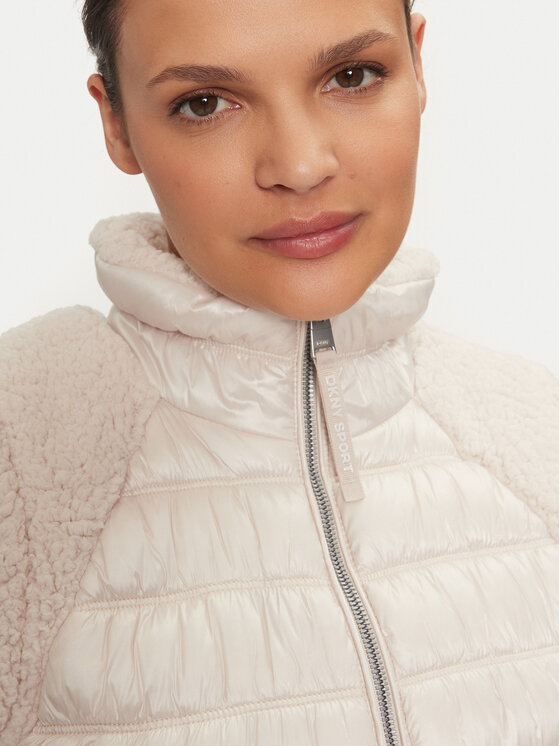 DKNY DKNY Bezrękawnik DP4V3163 Écru Regular Fit