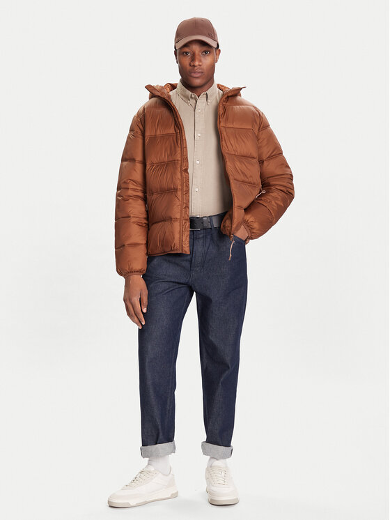 Tommy Jeans Tommy Jeans Зимно яке DM0DM22044 Кафяв Regular Fit