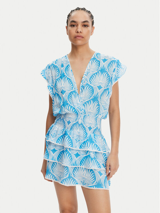 Melissa Odabash Melissa Odabash Sommerkleid Jess Blau Regular Fit