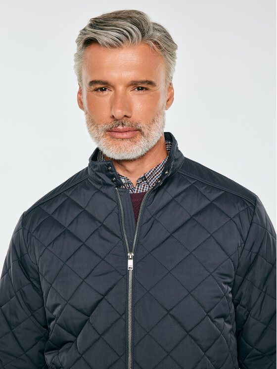 BIG STAR BIG STAR Kurtka zimowa EDMONTI Granatowy Basic Fit