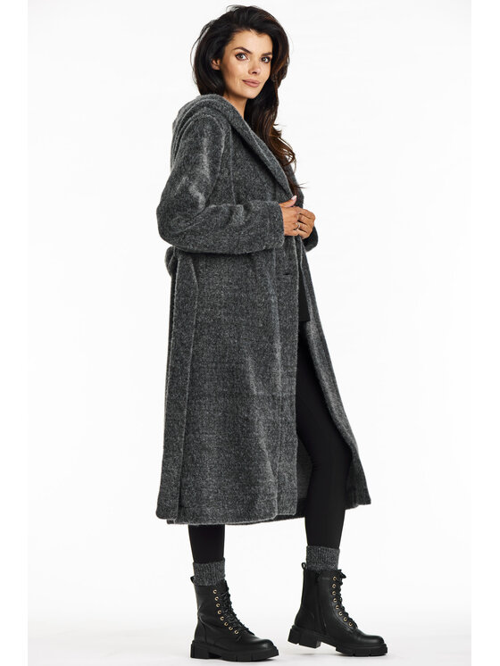 Awama Awama Kabát A682 Šedá Basic Fit