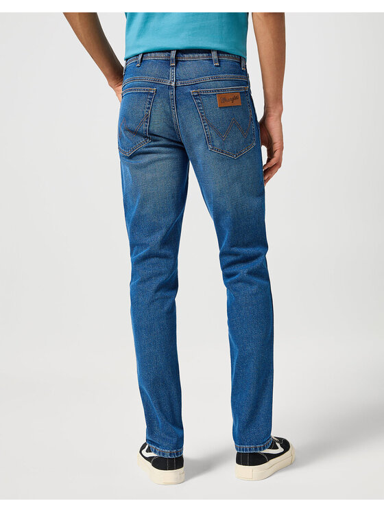 Wrangler Wrangler Jeansy TEXAS SLIM Niebieski Slim Fit