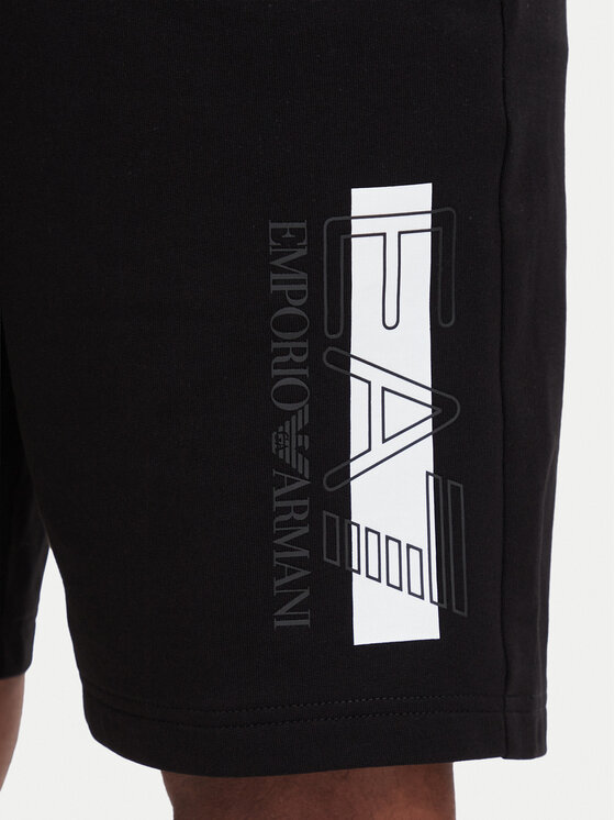 EA7 Emporio Armani EA7 Emporio Armani Sporta šorti 7M002421 AF13512 MC001 Melns Slim Fit