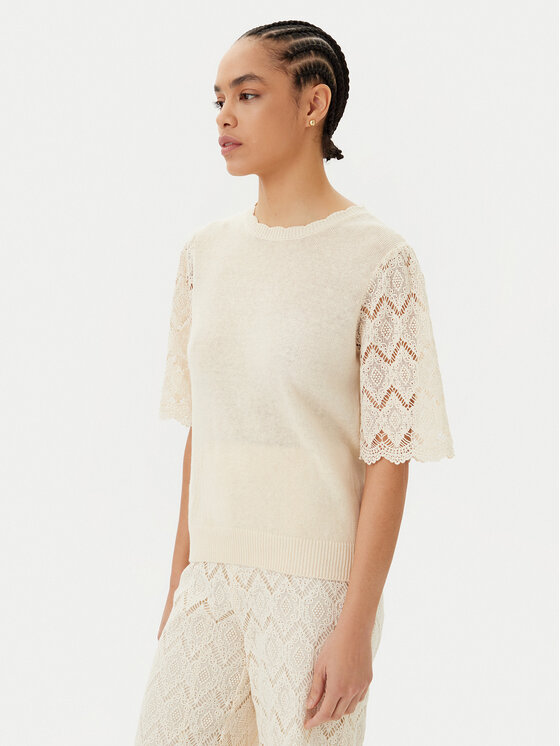 TWINSET TWINSET Svetr 251TP3341 Béžová Regular Fit