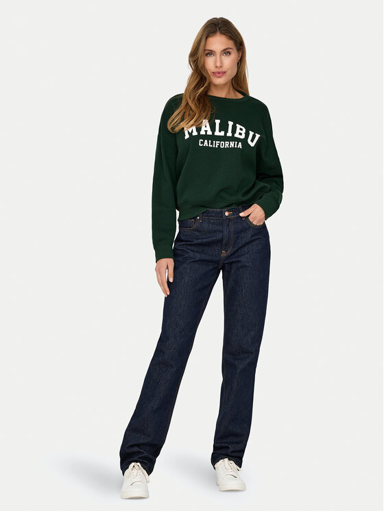 ONLY ONLY Sweatshirt 15254183 Grün Loose Fit