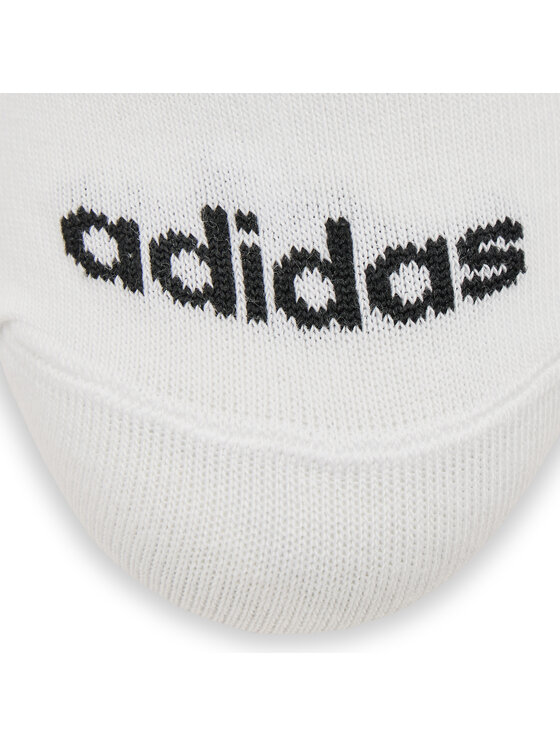 adidas adidas Короткі шкарпетки unisex Thin Linear Low-Cut Socks 3 Pairs HT3447 Білий