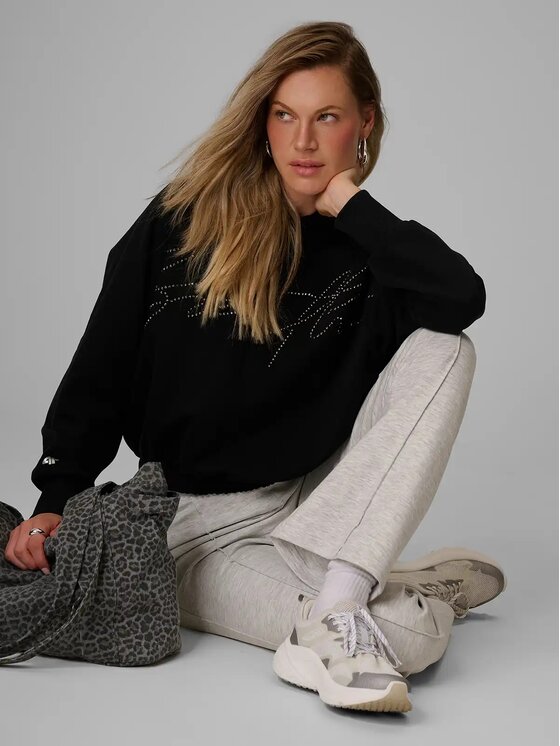 4F 4F Felpa COSY Nero Regular Fit