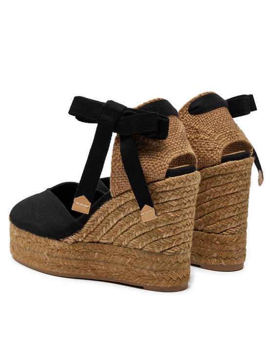 Castañer Castañer Espadryle Chiara T/8Ed/001 021458 Czarny