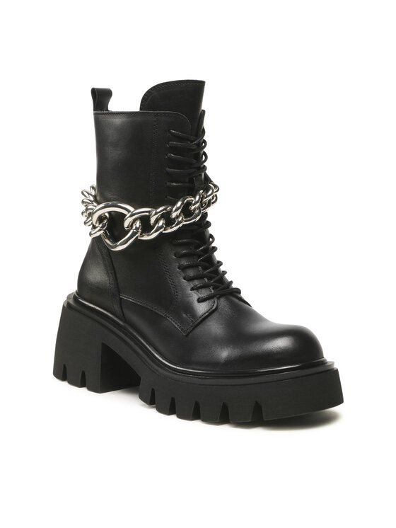 Badura Badura Schnürstiefeletten 8099 Schwarz