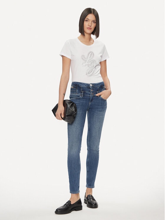Liu Jo Liu Jo Blugi UA4014 D4391 Albastru Slim Fit