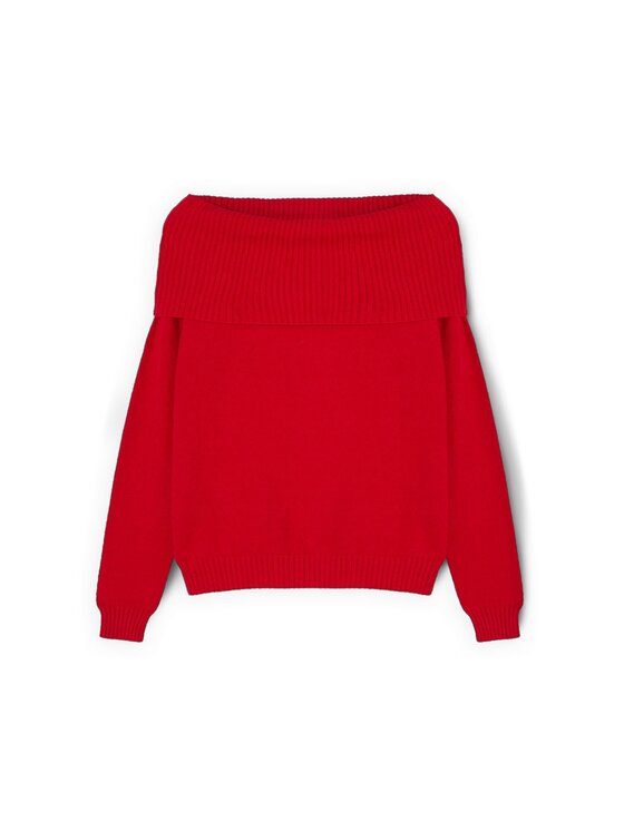 Motivi Motivi Cardigan M095E002074N016 Rosso Over Fit