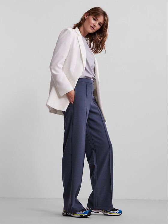 Pieces Pieces Giacca da abito Bossy 17114792 Bianco Oversize
